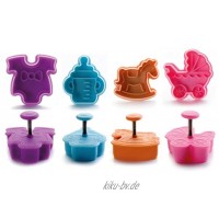 Ibili Ausstechform-Set Baby mit Auswerfer 4-teilig Kunststoff mehrfarbig 13 x 13 x 4 cm 4-Einheiten