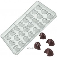 Moon geformte Polycarbonat Schokolade Form Hard PC Candy Form Klar Schokolade Tray