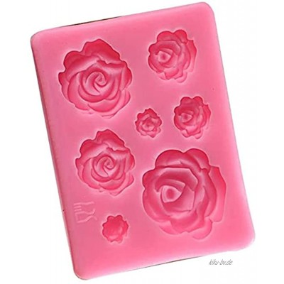 Rose Blume Silikonform Kuchen Schokolade Fondant Formform Kuchen Gebäck Kuchen Backen Kuchen Werkzeug dekoriert