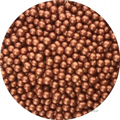 Jacobi Decor Schokoladen Perlen | Chocoballs Metallic Kupfer klein | 900g Größe ca. 4 mm