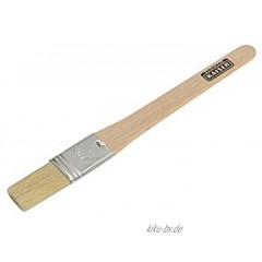 Kaiser Classic Holz-Backpinsel 21 x 2,5 cm flexible Naturborsten sichere Borsten-Metall-Fixierung Buchenholz-Griff