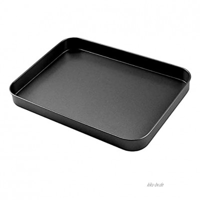 Tomedeks rechteckige Backform Lasagne-Backform 24,6 * 18,8 * 2,3 cm Auflauf-Antihaftbeschichtung sehr gut zum Kochen und Backen geeignet Black