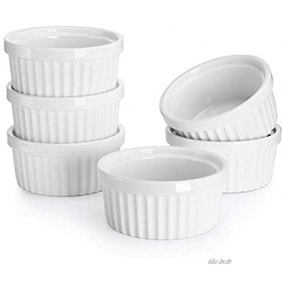 Amoyer Küche Porzellan Ramekins Cup Backen Creme Brulee Pudding Custard Cups 5 * 2.6cm