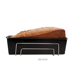 Durandal Kastenform Brotbackform | Brotform Wiederverwendbar | Backform rechteckig | Ideal als Kuchenform & zum Brot backen | Silikon Backform Alternative
