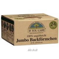 Bio Muffin Backförmchen -Jumbo- 24 Stk Seitenbacher If You Care